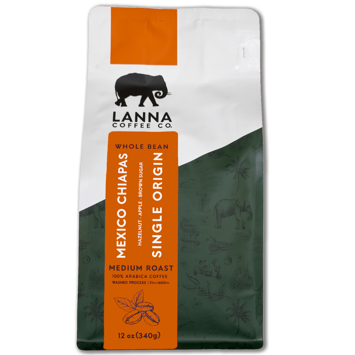 Lanna Coffee Co. 12 oz / Whole Bean Mexico Chiapas *Roasting 3/17/25*