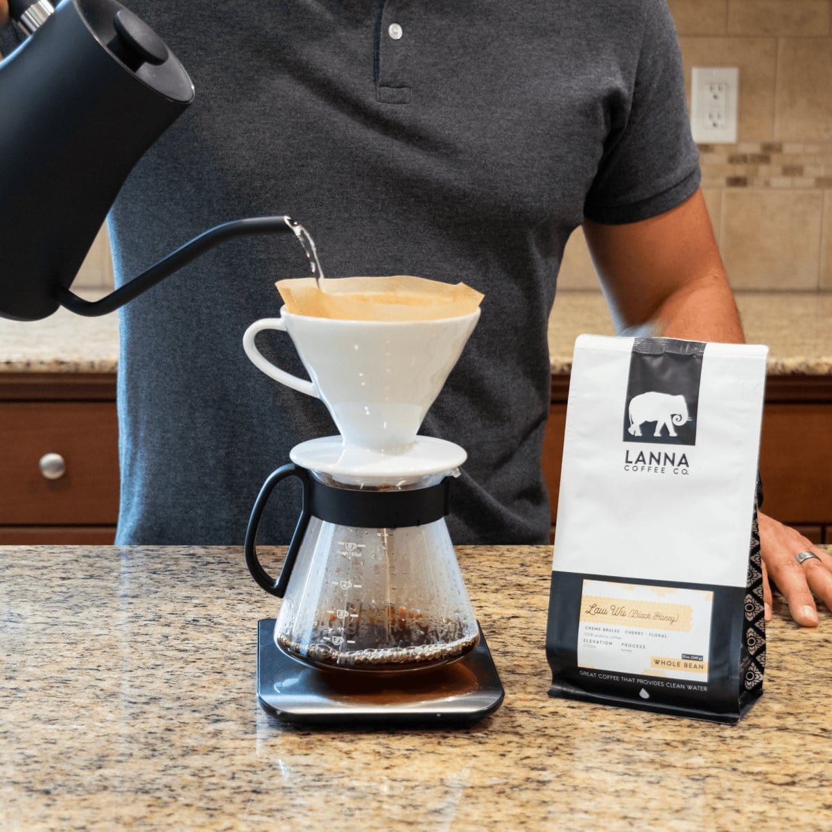 Lanna Coffee Co. Brewing Equipment White / Size 02 Hario V60 Ceramic Coffee Dripper