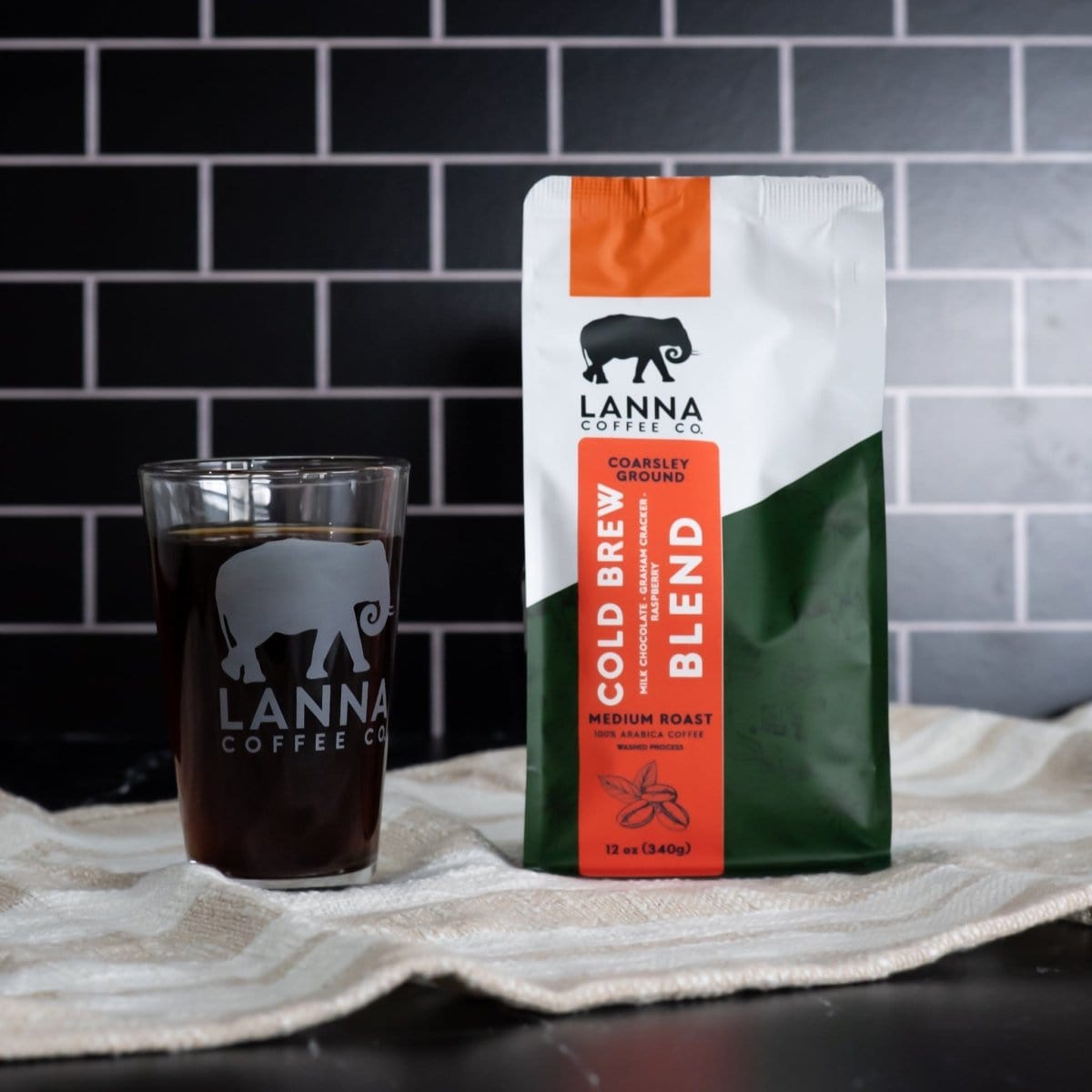 Lanna Coffee Co. Coffee 12 oz / Pre-Ground Cold Brew Blend
