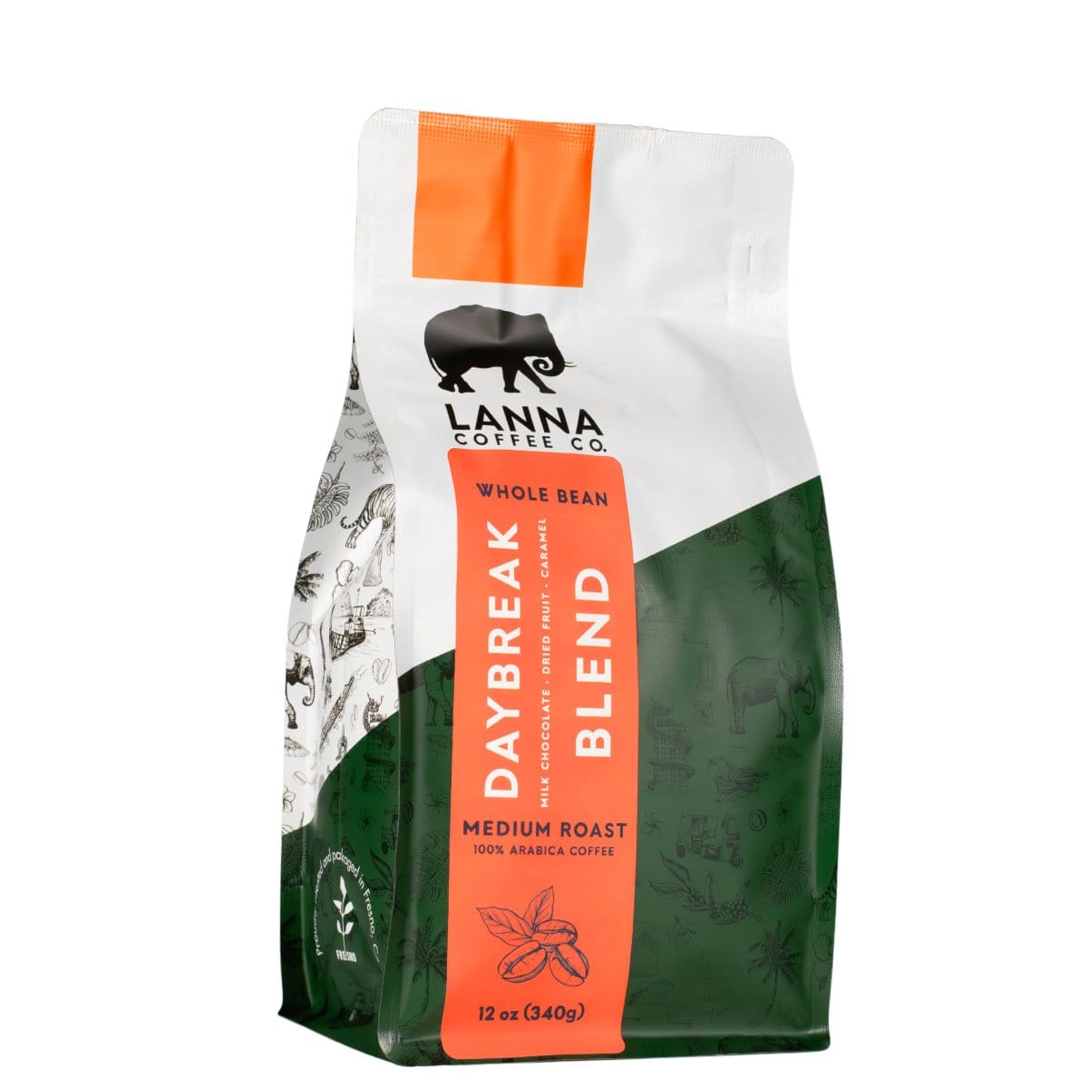 Lanna Coffee Co. Coffee 12 oz / Whole Bean Daybreak Blend