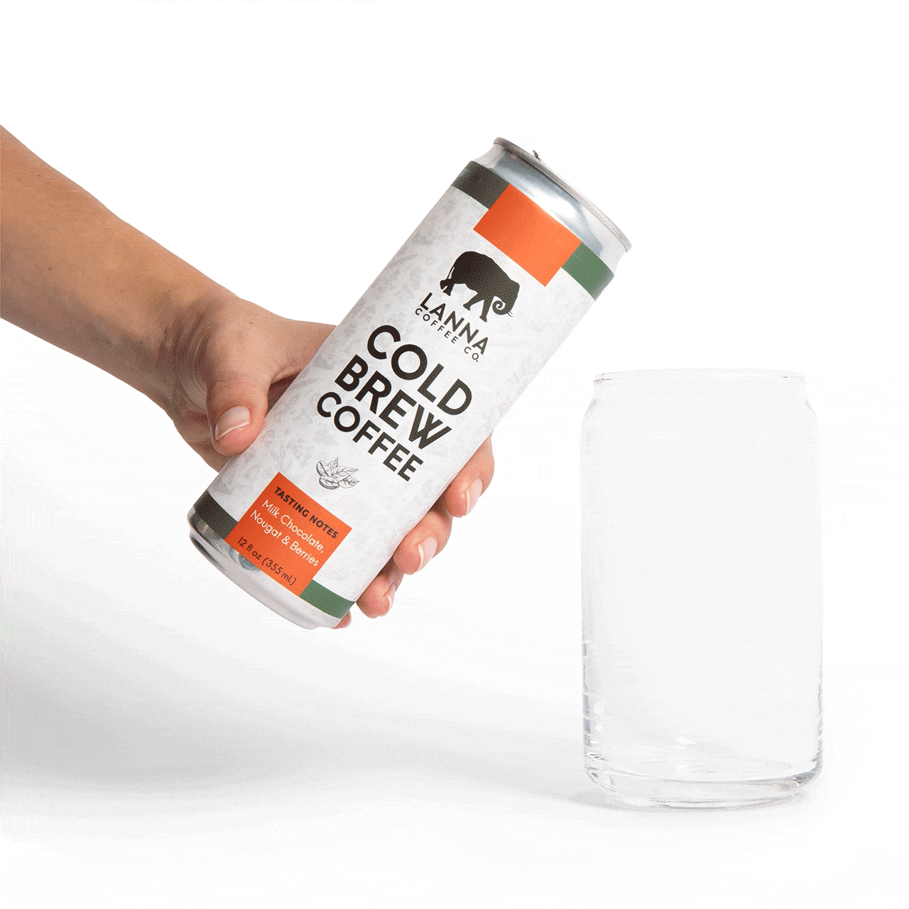 Lanna Coffee Co. Coffee Lanna Coffee Cold Brew Can, 12 oz