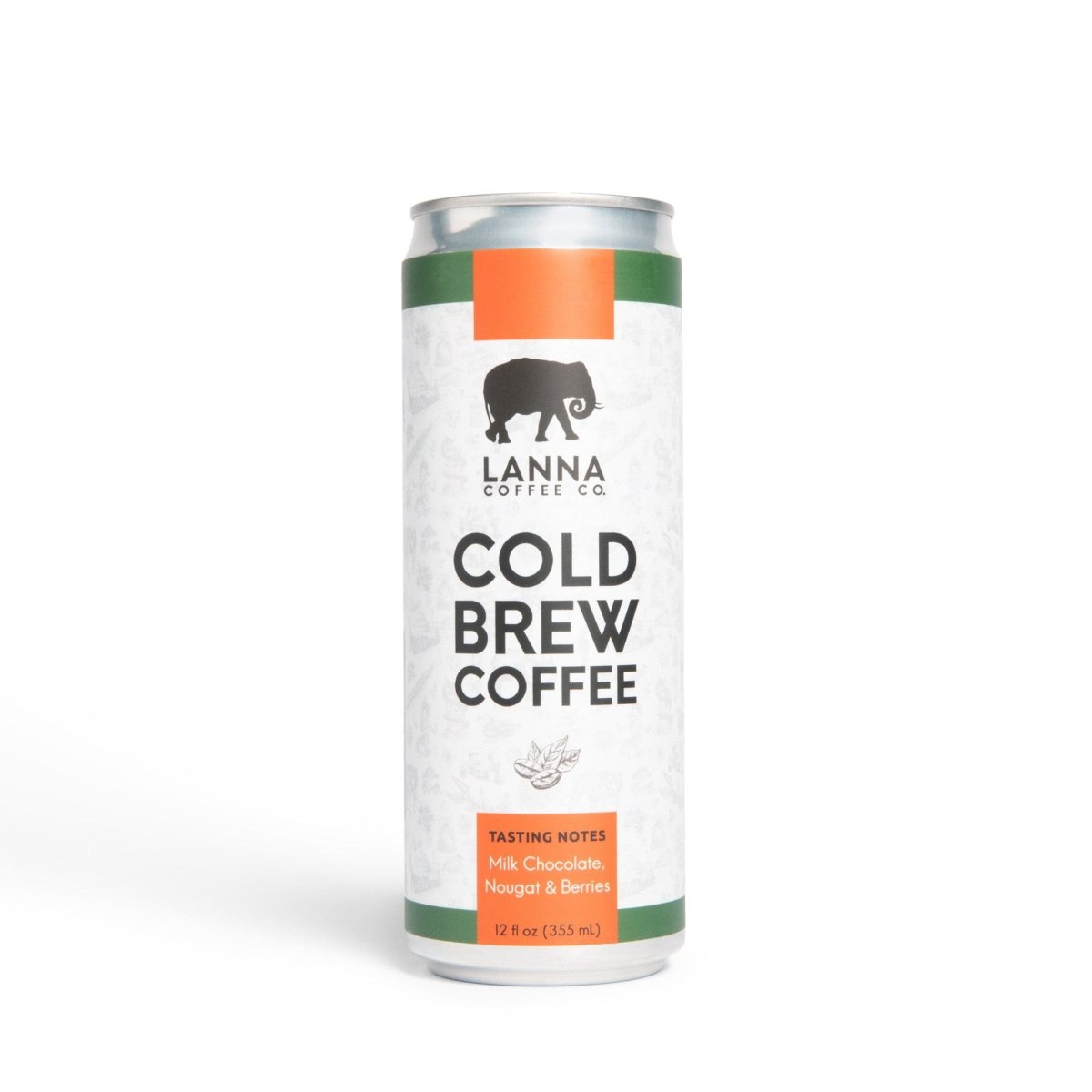 Lanna Coffee Cold Brew Can, 12 oz - 4 - Pack - Lanna Coffee Co.