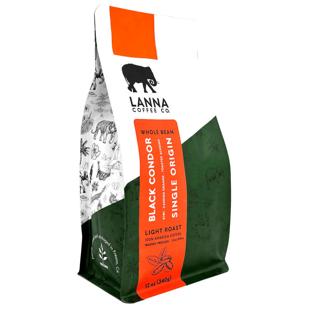 Lanna Coffee Co. 12 oz / Whole Bean Colombia Black Condor