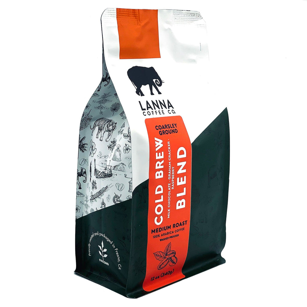 Lanna Coffee Co. Coffee 12 oz / Pre-Ground / 1 Cold Brew Blend