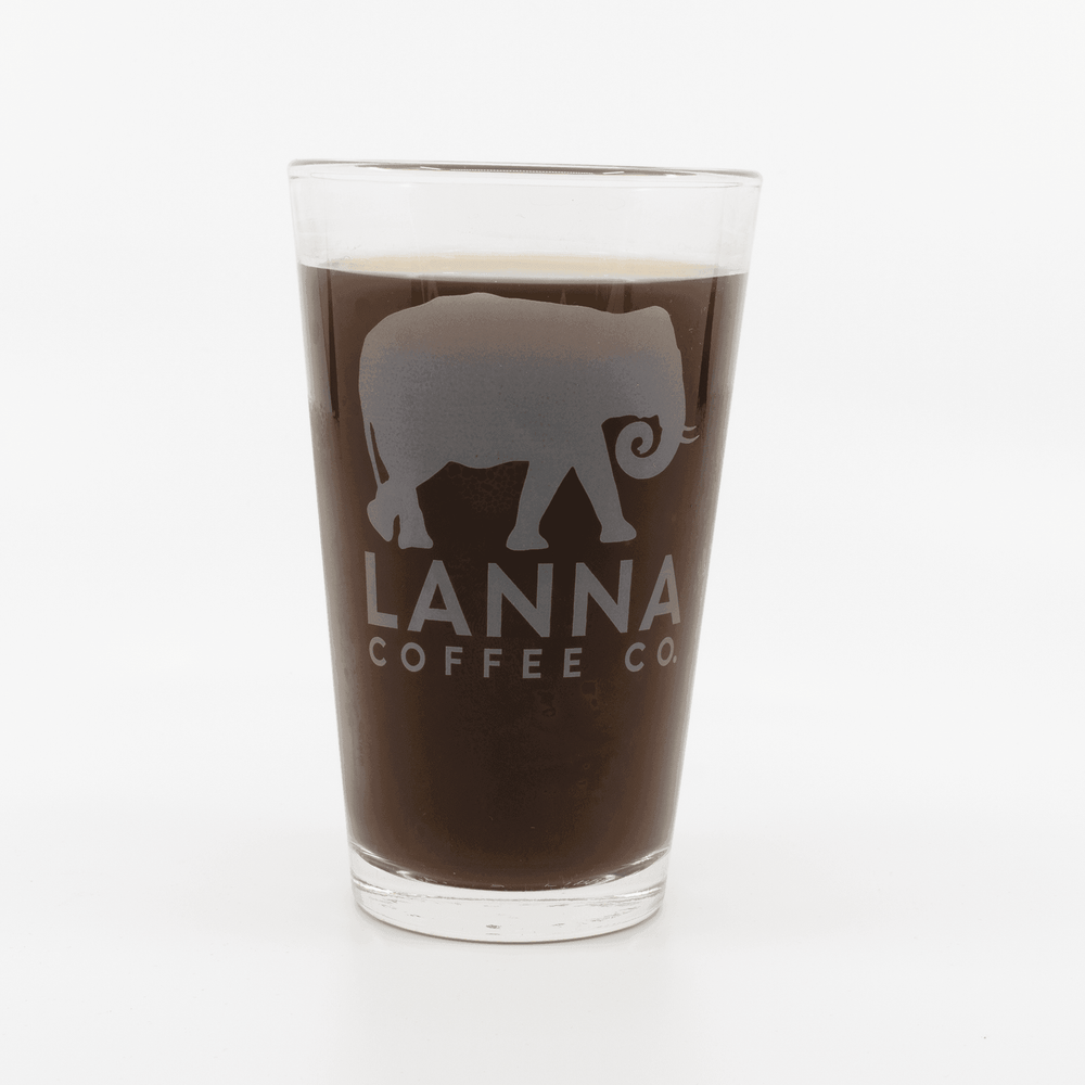 Lanna Coffee Co. Mugs Lanna Coffee Etched Glass